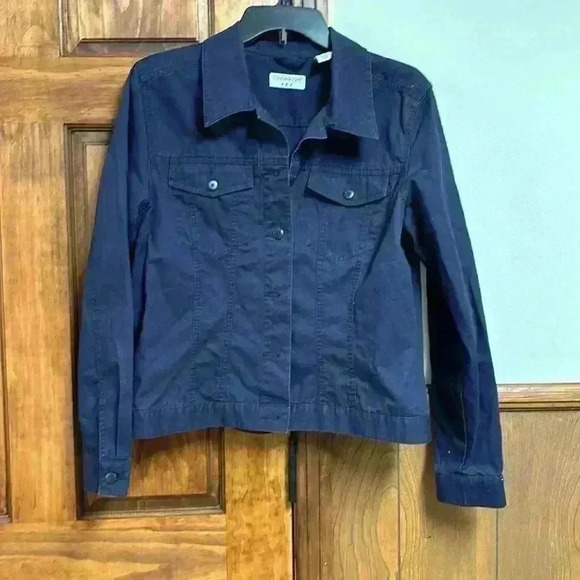 2 Casual Jackets 1 Navy Covington Size 14 1 White Time & True Size L 12-14 - Picture 5 of 11